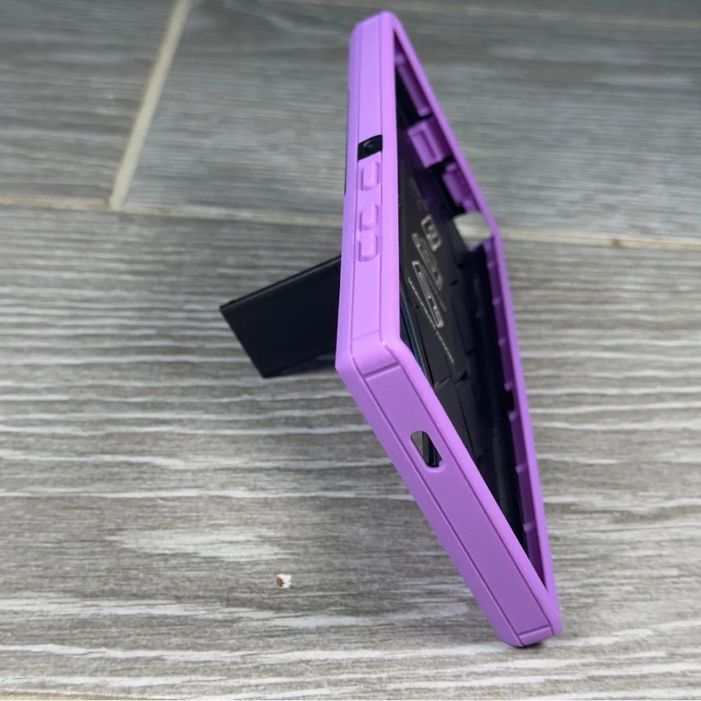 Asuwish Samsung S24 Ultra Phone Case Glass Protector Deep Purple Kickstand